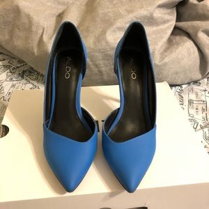 ALDO royal blue pumps